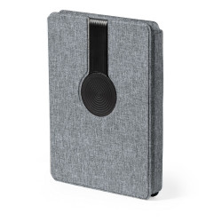 Wielofunkcyjny notatnik RPET A5 magnetyczna ładowarka bezprzewodowa 10W power bank 5000 mAh