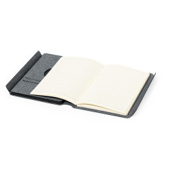 Wielofunkcyjny notatnik RPET A5 magnetyczna ładowarka bezprzewodowa 10W power bank 5000 mAh