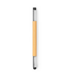 Bambusowy długopis 2 w 1 "wieczny" ołówek touch pen