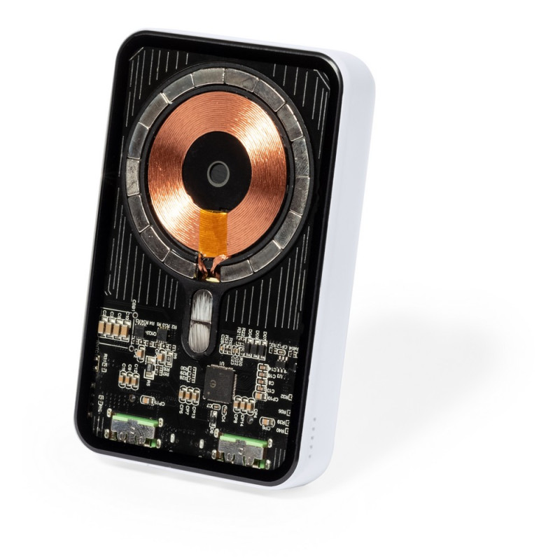 Magnetyczny bezprzewodowy power bank 5000 mAh ładowarka bezprzewodowa 15W