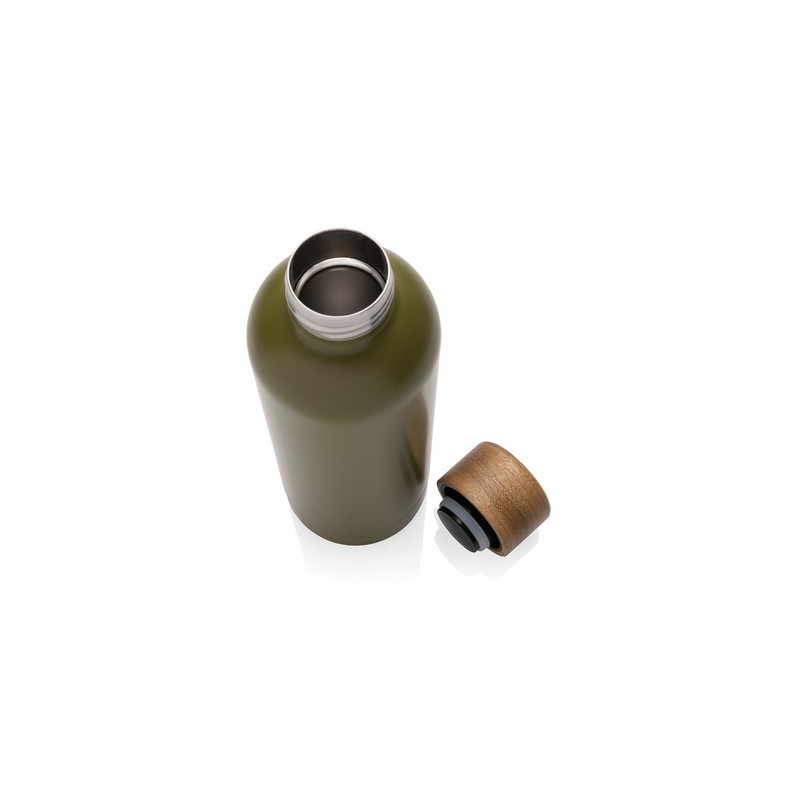 Butelka termiczna 500 ml Wood stal nierdzewna z recyklingu