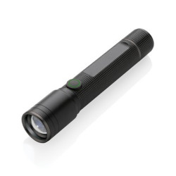 Kieszonkowa latarka Gear X ładowana przez USB aluminium z recyklingu