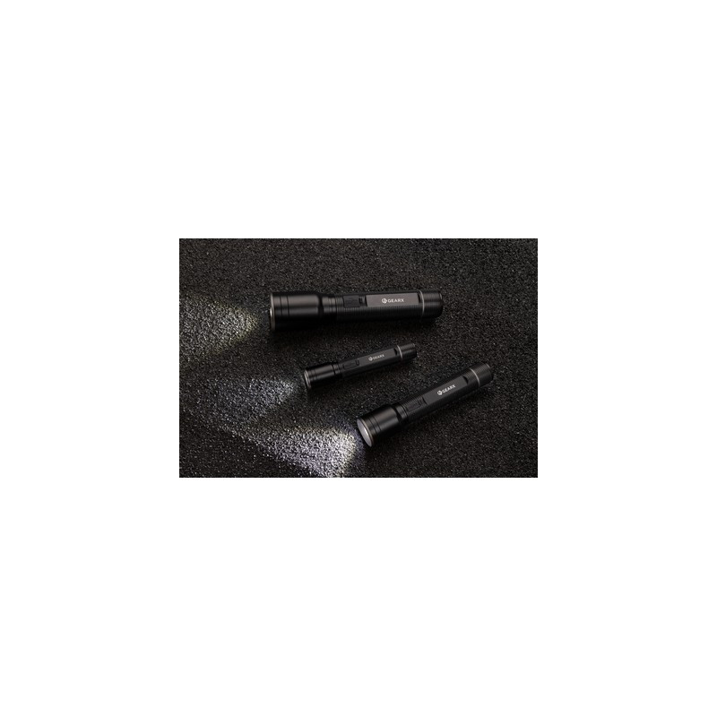 Duża latarka Gear X ładowana przez USB aluminium z recyklingu