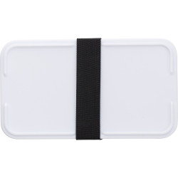 Pudełka śniadaniowe 2 w 1 2x400 ml bambusowe wieczko sztućce