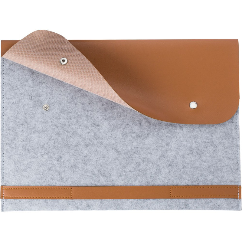 Etui na laptopa 14" z filcu RPET teczka na dokumenty
