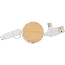 Zwijany kabel do ładowania