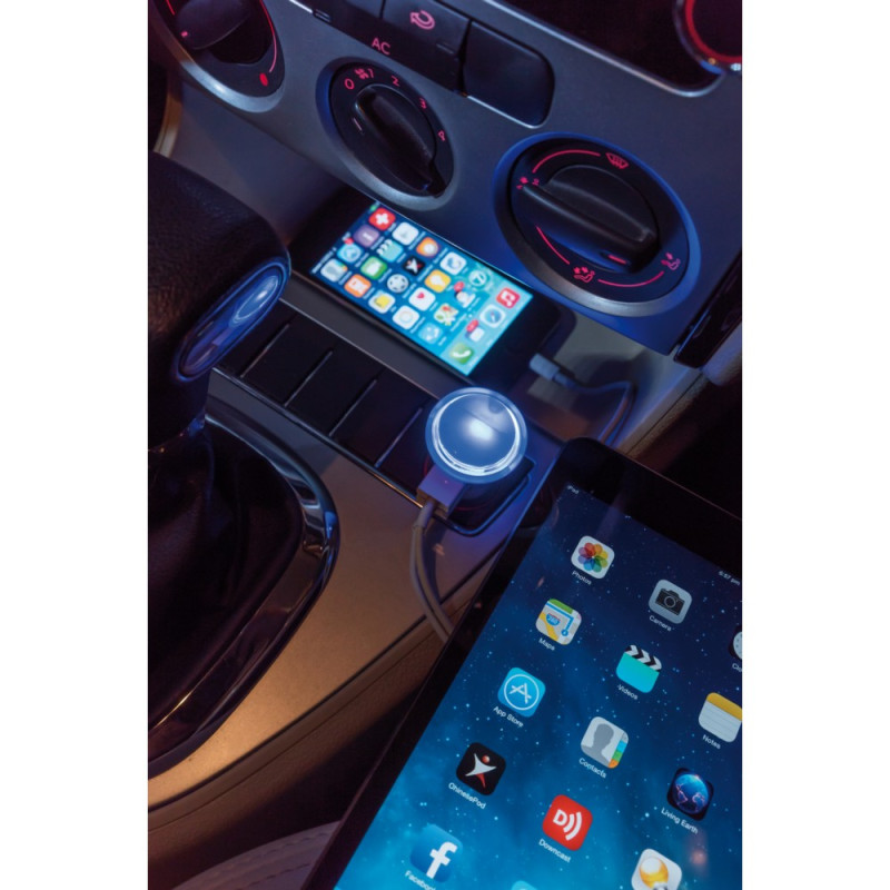 Podwójna ładowarka samochodowa USB