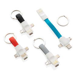 Kabel do ładowania 3 w 1 brelok