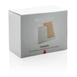 Ładowarka bezprzewodowa 5W organizer na biurko Ontario