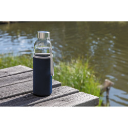 Szklana butelka 500 ml w pokrowcu