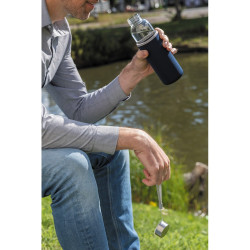 Szklana butelka 500 ml w pokrowcu