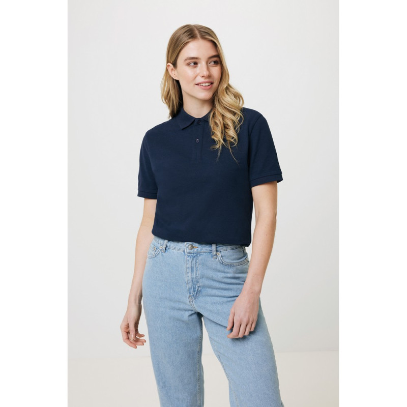 Koszulka polo z bawełny z recyklingu Iqoniq Yosemite