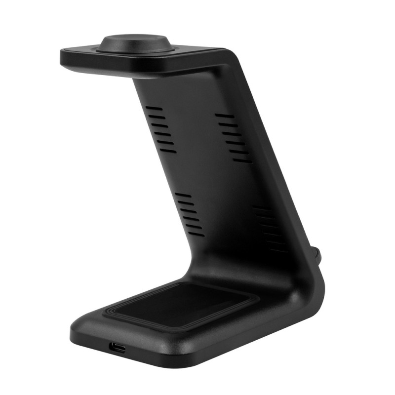 Ładowarka bezprzewodowa 15W 3 w 1 stojak na telefon | Todd