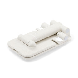 Składana ładowarka bezprzewodowa 15W z bambusa i słomy pszenicznej stojak na telefon