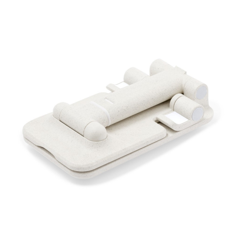 Składana ładowarka bezprzewodowa 15W z bambusa i słomy pszenicznej stojak na telefon