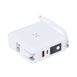 Adapter podróżny bezprzewodowy power bank 10000 mAh ładowarka bezprzewodowa 15W
