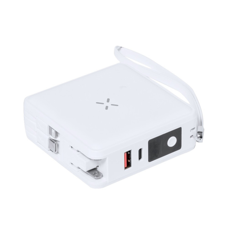 Adapter podróżny bezprzewodowy power bank 10000 mAh ładowarka bezprzewodowa 15W