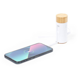 Power bank 4500 mAh bezprzewodowe słuchawki douszne