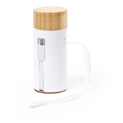 Power bank 4500 mAh bezprzewodowe słuchawki douszne