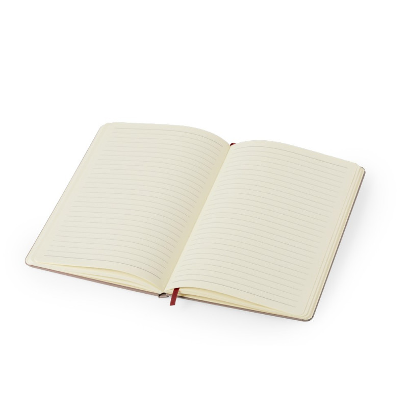 Notatnik A5 z kartonu z recyklingu i papieru z owoców