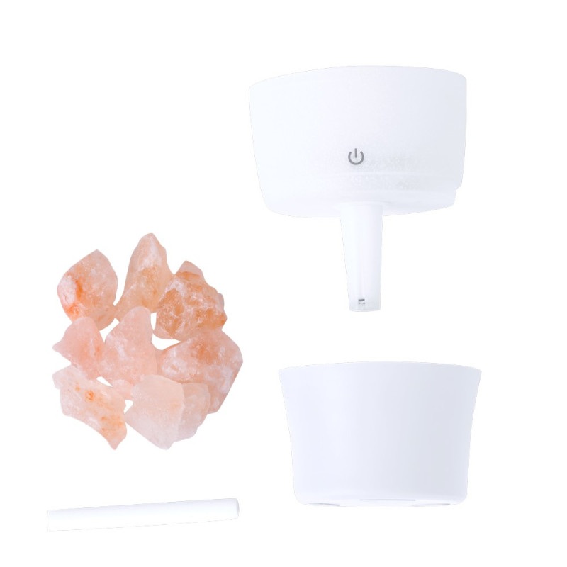 Nawilżacz powietrza zmieniające kolor podświetlenie kamienie z soli himalajskiej