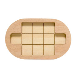 Drewniana gra zręcznościowa 9 el