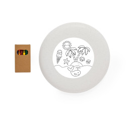 Frisbee do kolorowania kredki