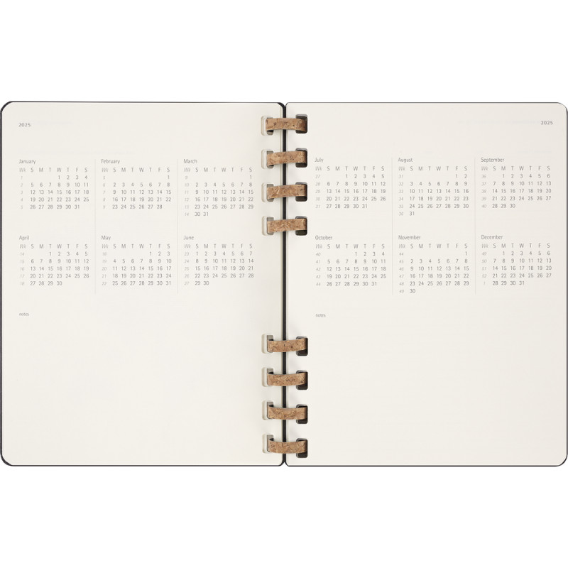 Spiralny kalendarz MOLESKINE Life