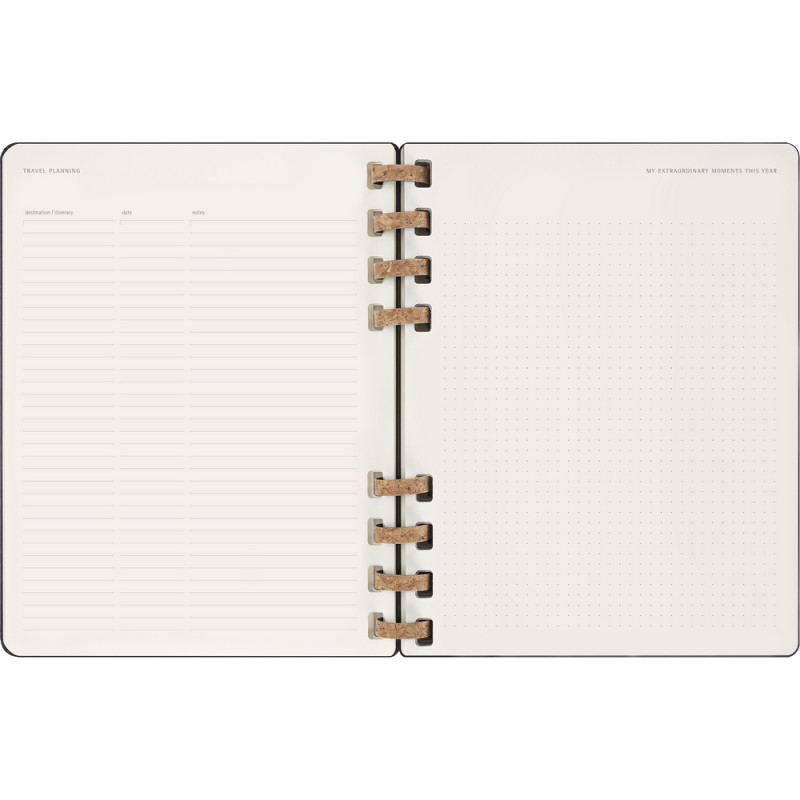 Spiralny kalendarz MOLESKINE Life